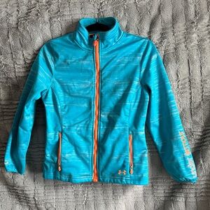 Under Armour Girls' Cold Gear full-zip fleece jacket